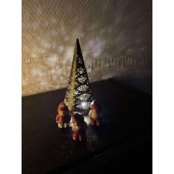 Julelys - Stor incl. dioder eller elek. fyrfadslys