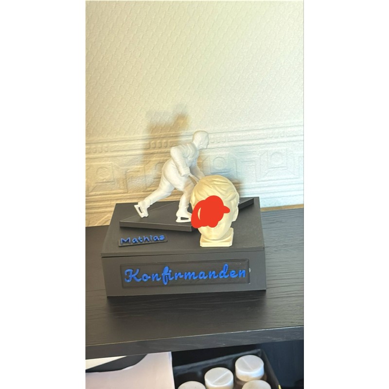 Ansigtsscan 3D 8cm høj